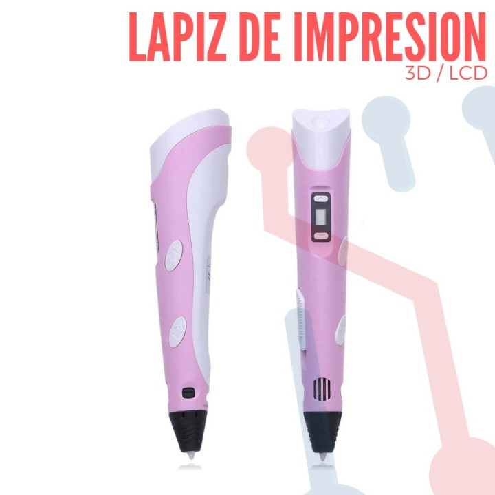 Lápiz de impresión 3D Rosado