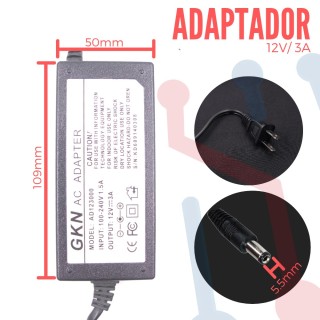 Adaptador de Voltaje 12V 3A