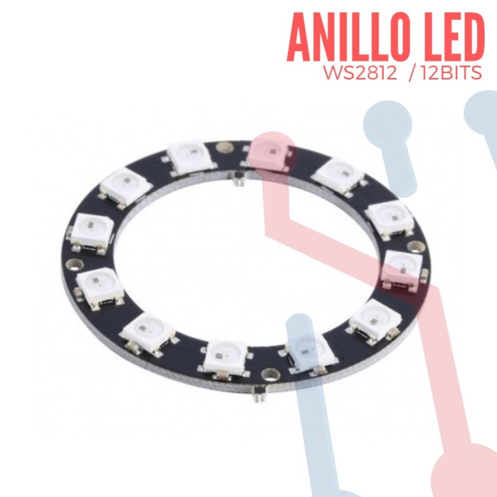 Anillo LED  RGB WS2812 (12BIT)