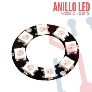 Anillo LED  RGB WS2812 (8BIT)