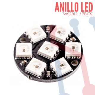 Anillo LED  RGB WS2812 (7BIT)