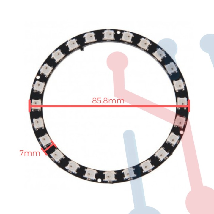 Anillo LED  RGB WS2812 (24BIT)