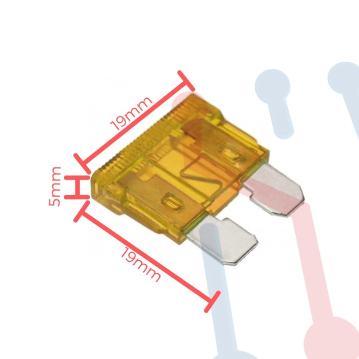 Fusible Medida Estandar para Carro 40 Amperios