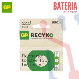 Baterias GP Recargables AAAX2 950mAh