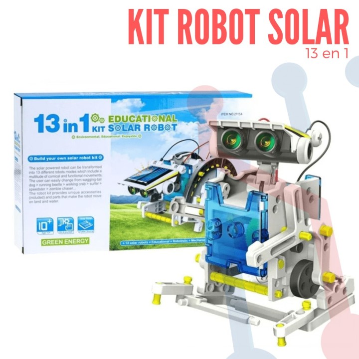 Kit Educativo Energía Solar  13 en 1
