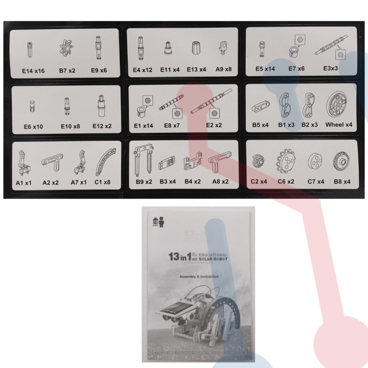 Kit Educativo Energía Solar  13 en 1