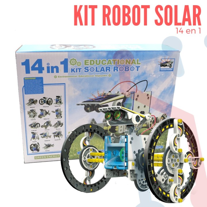 Kit Educativo Energía Solar 14 en 1