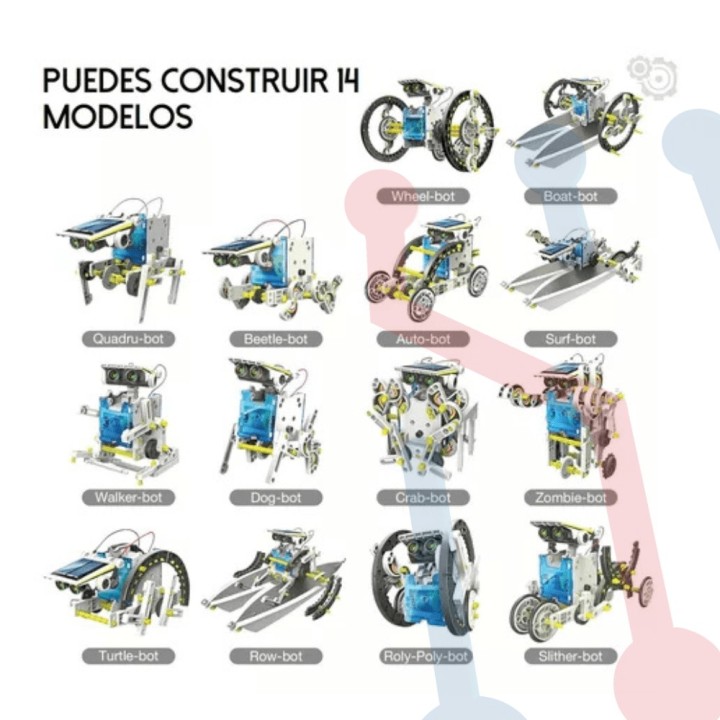 Kit Educativo Energía Solar 14 en 1