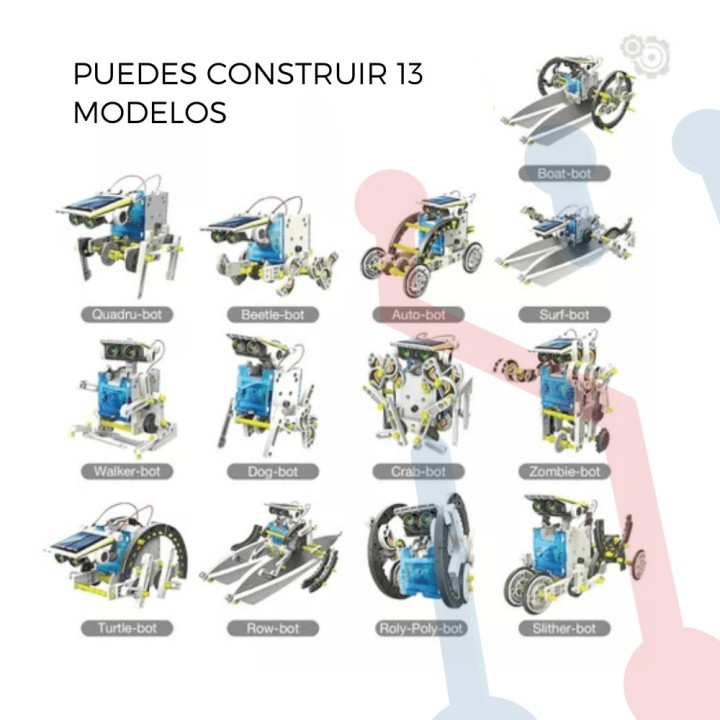 Kit Educativo Energía Solar  13 en 1