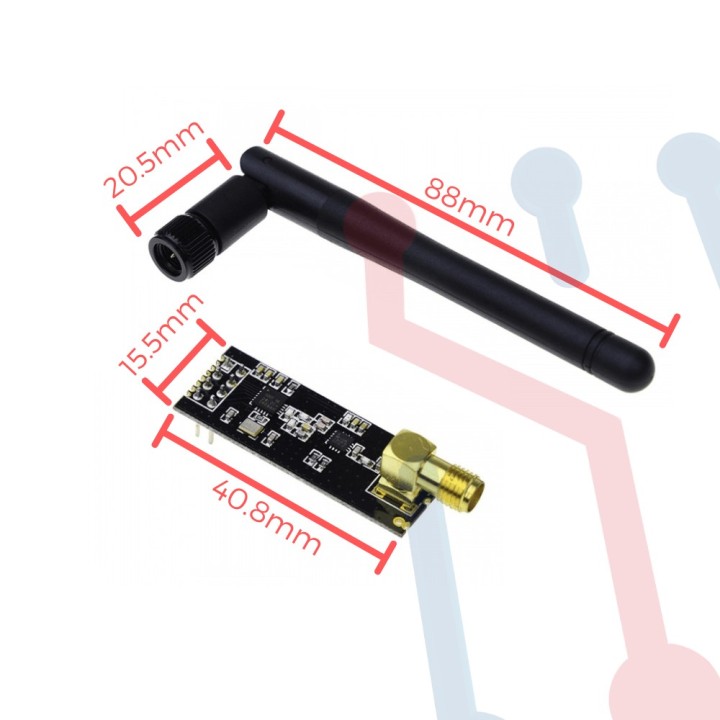 Modulo Radiofrecuencia NRF24L01 Antena