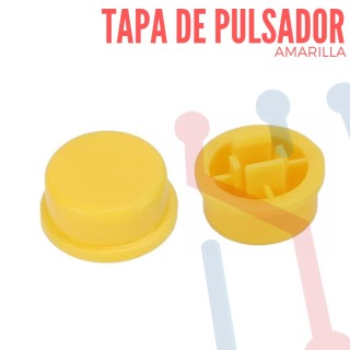 Tapa B3F Amarilla para Pulsador 12x12x7.3mm