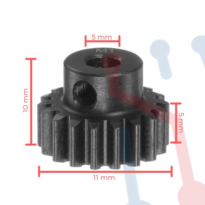 Engranaje 20 Dientes