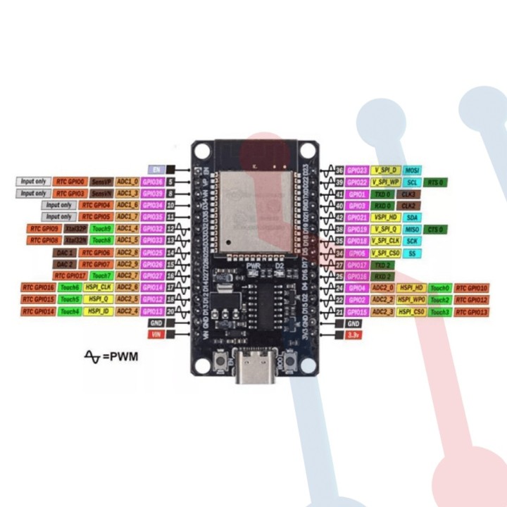 Modulo WIFI ESP32-WROOM (30 Pines)