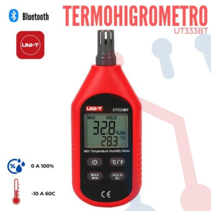 Termohigrómetro UNI-T UT333BT