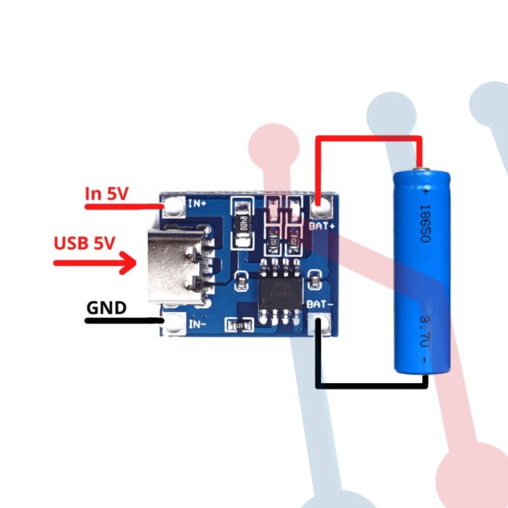 Cargador de Baterías LiPo TP4056