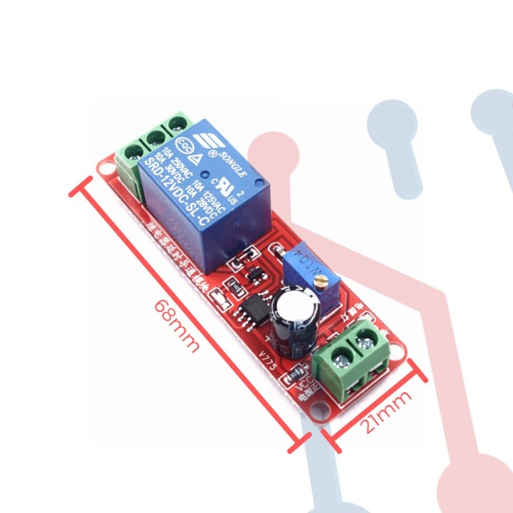 Temporizador Ajustable 0-10 Seg. LM555