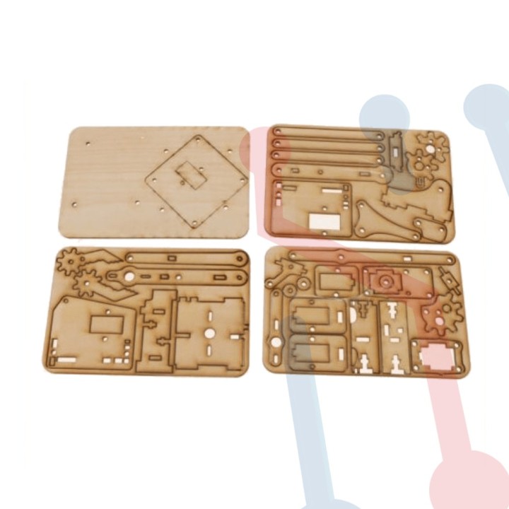 Brazo Robótico en Acrílico (4-DOF)