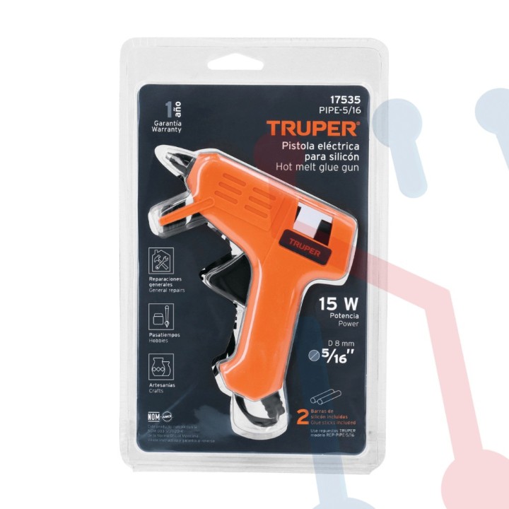 Pistola para Silicona de 8mm Truper