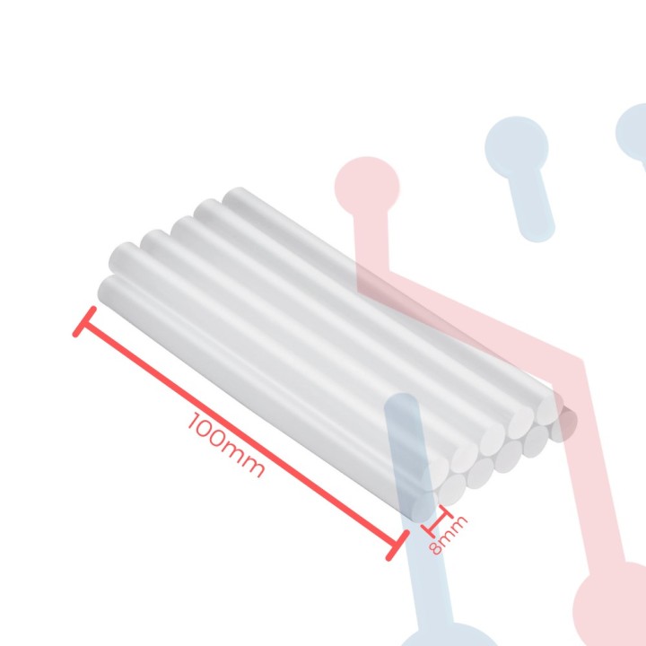 Silicona de 8mm (12 piezas) TRUPER