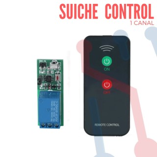 Suiche Rele con Control Infrarojo 1 Canal