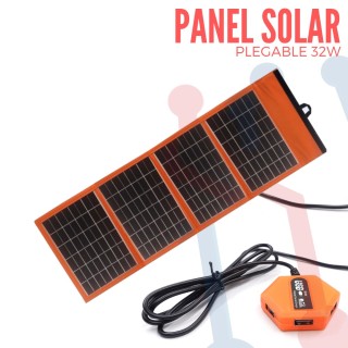 Panel solar plegable 18W