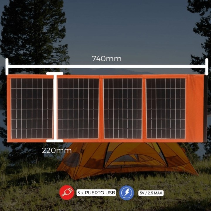 Panel Solar Plegable 32W
