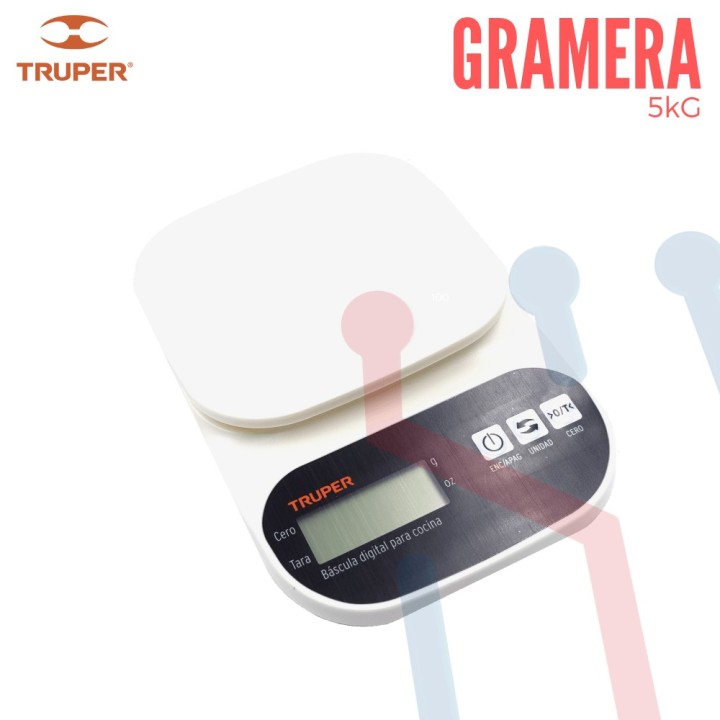 Gramera Digital con Pantalla LCD 5Kg