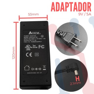 Adaptador de voltaje 12V 5A