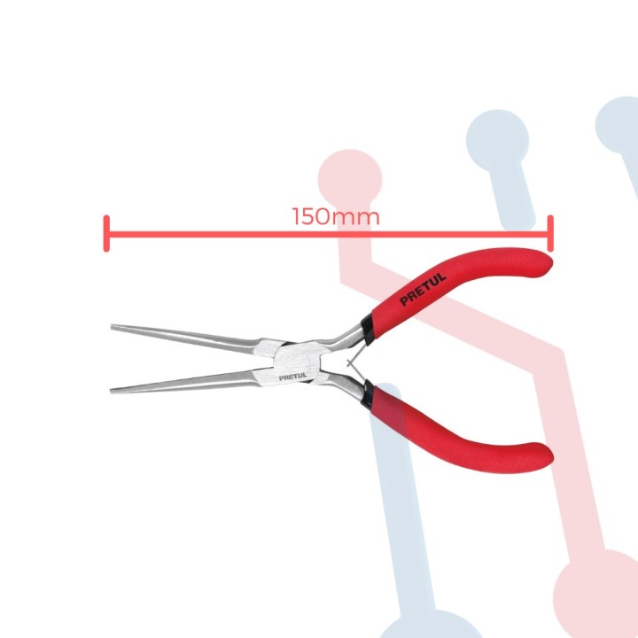 Pinza Punta de Aguja 6" (PRETUL)