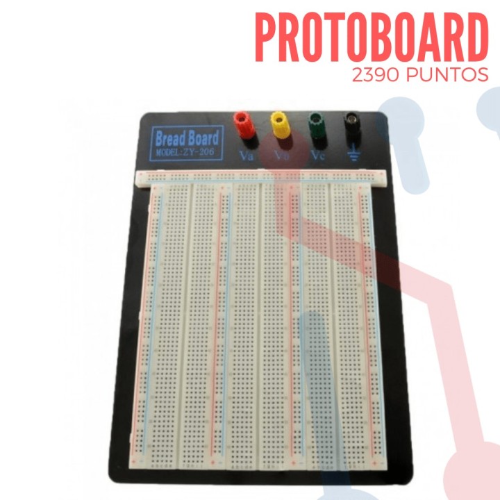 Protoboard Tres Cuerpos ZY-206