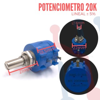 Potenciómetro 1 K-Ohm