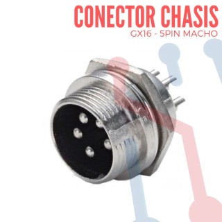 Conector Chasis 3 Pin GX12-3