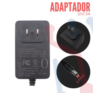Adaptador de Voltaje Corto 12V 3A