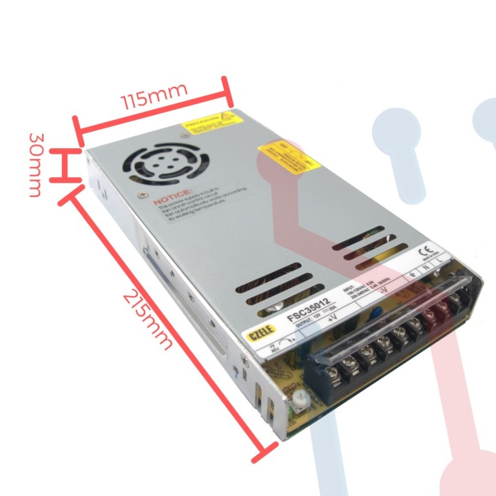 Fuente Suicheada 12V 29A 348W
