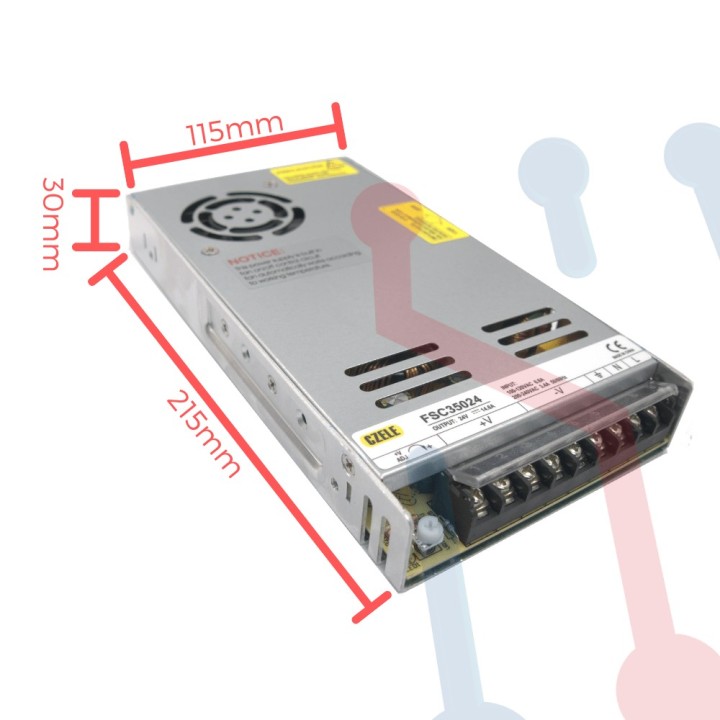 Fuente Suicheada 24V 14.6A 350W