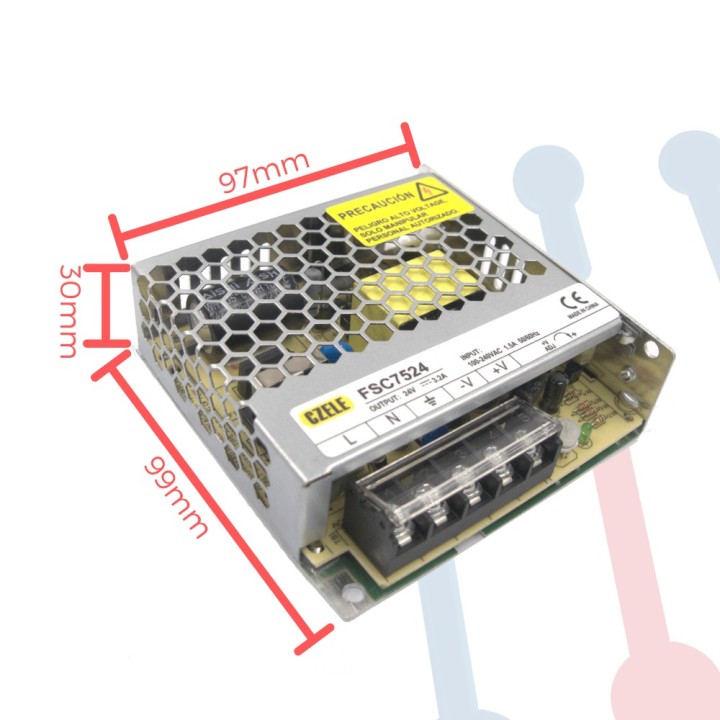 Fuente Suicheada 24V 3.2A 76.8W