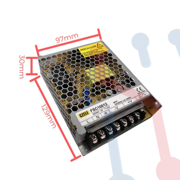 Fuente Suicheada 12V 8.5A 102W