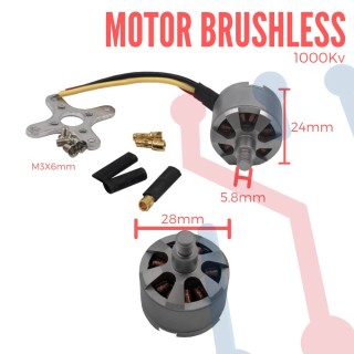 Motor Brushless A2212/1000Kv 13T