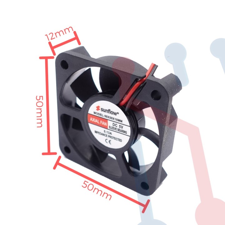 Ventilador 5V  50x50x12mm
