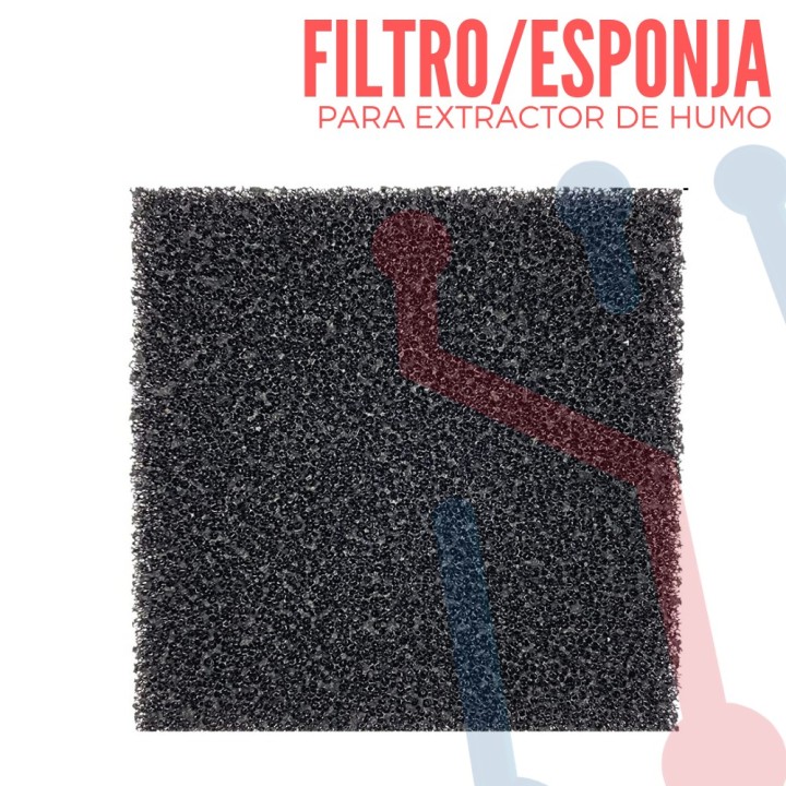 Filtro de carbón Activo para Extractor de Humo