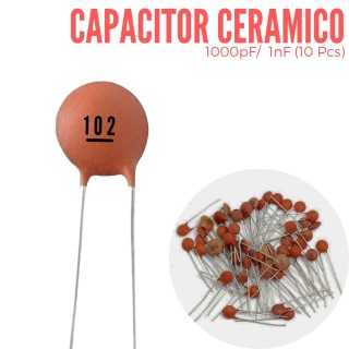 Capacitor Cerámico 1000pF (10 Pcs)