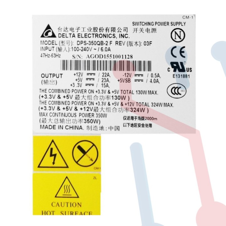 Fuente Suicheada 12V / 5V / 3.3V / -12V / 5VSB