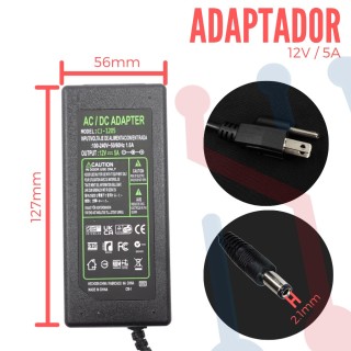 Adaptador de Voltaje 12V 5A