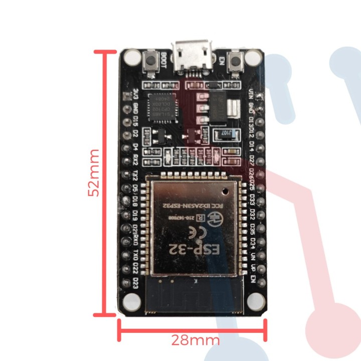 Modulo WIFI ESP32-CP2102 (30Pines)