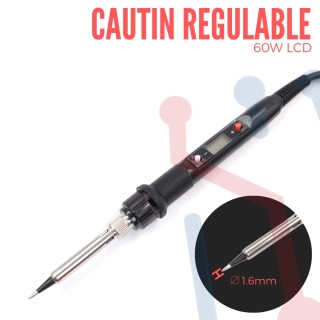 Cautín Regulable 60W  (LCD)