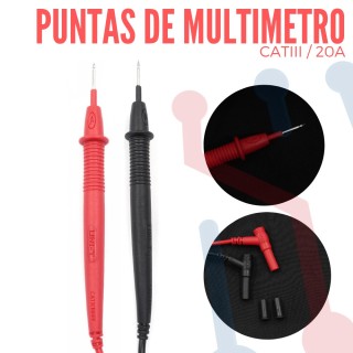 Puntas para multímetro CAT III-20A