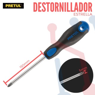 Destornillador Estrella 2X200