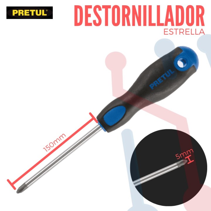 Destornillador de Estrella (DP-3/16X6BP)