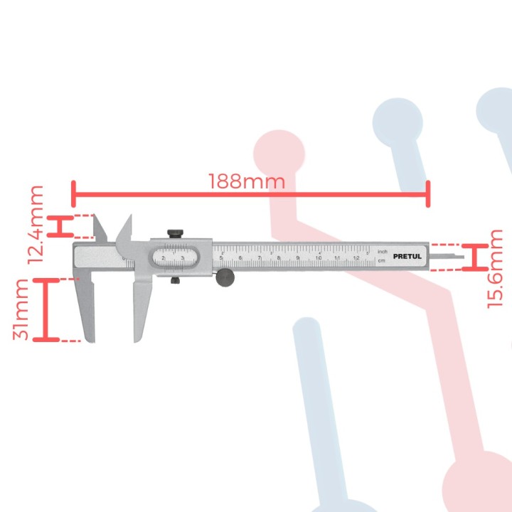 Calibrador 150mm Metálico