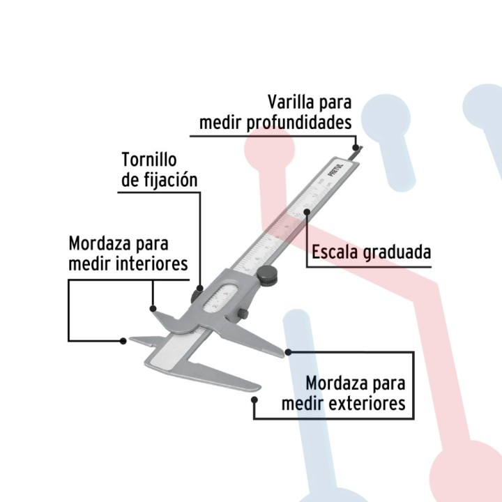 Calibrador 150mm Metálico